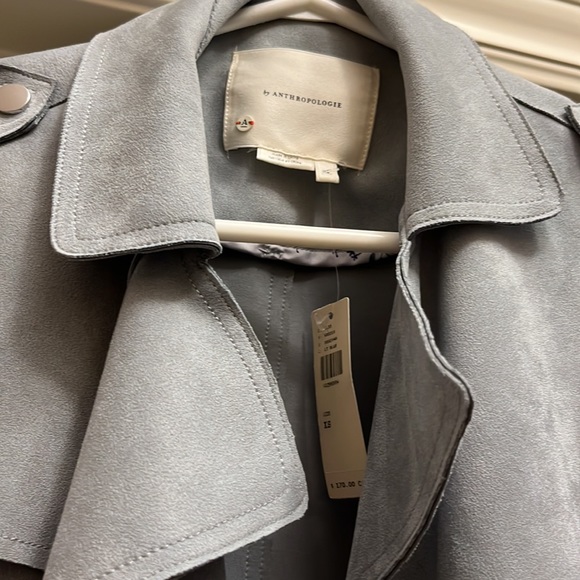 By Anthropologie light blue jacket NWT - Picture 2 of 5